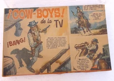 REAMSA CAJA COW-BOYS DE LA TV AÑOS 60 Made in Spain