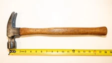 Vintage Vaughan No. 707M 32 oz Framing Claw Hammer Milled Face 17 3/4" Long