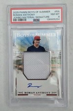 Roman Anthony 2025 Panini Boys of Summer Jumbo Material Autograph Auto RPA /99 