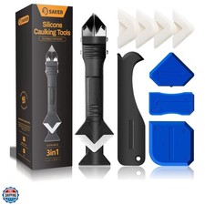 Silicone Caulking Tools-3 in 1 Sealant Finishing Tool Grout Remove Scraper Ca...