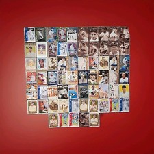 OLD-TIMERS & HOFers -LOT OF 65-INSERTS,PRIZMS,ARTIST PROOF,BASE,& 3 REPRINTS