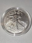 2008 -W BU American Eagle 1 oz .999 Fine Silver Dollar Beautiful Coin Mint Box — photo 2