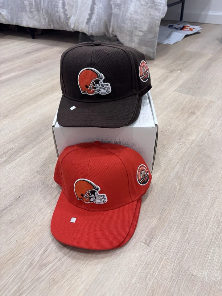 Conjunto de oito! Chapéu para membro ingresso de temporada Cleveland Browns - Imagem 2 de 4
