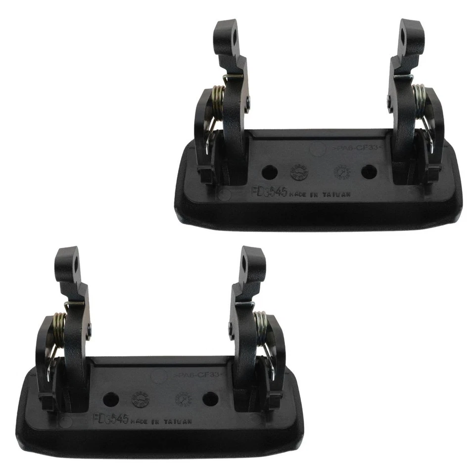 Maçanetas de porta de metal preto texturizado frente esquerda e direita conjunto de pares kit para Ranger - Imagem 3 de 4