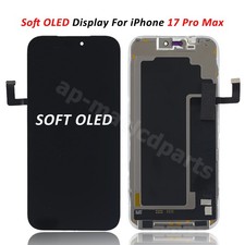 Soft OLED For iPhone 17 Pro Max LCD Display Touch Screen Digitizer Replacement