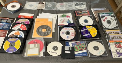 Large Lot PC Computer CD-ROM Discs 90s 00s Vtg Software, Games, Microsoft