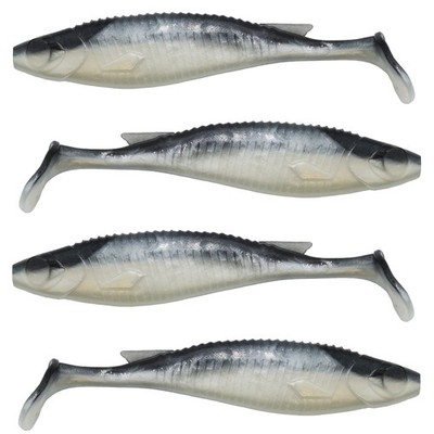 Senshu Real Roach Shad 10cm Gummifisch Zanderköder Jigkopf 