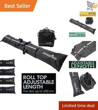 Ski Bag and Boot Bag Set Waterproof Polyester Large Travel Gear for Skiing