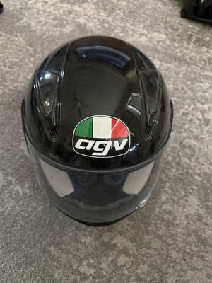 agv GP-1 Sz Small Snell 2000 gloss black DOT rated motorcycle