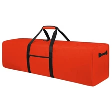 52-Inch Orange Large Duffle Bag for Travel Camping Sport Equipment Storage