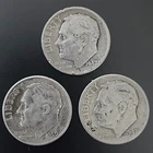 Lot of 3 Roosevelt Dimes - 90% Silver