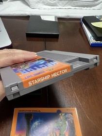NES Starship Hector, 1990 Cartridge/Sleeve/Manual, Tested Original Owner