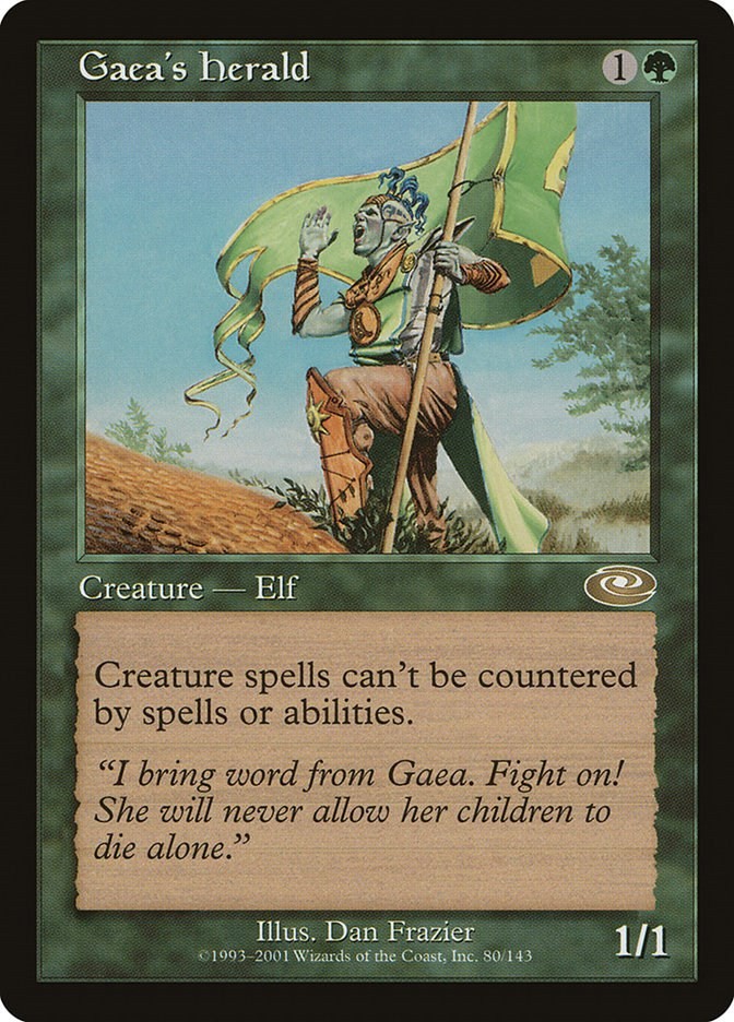 Gaea's Herald #80 *Normal* Planeshift - NM MTG