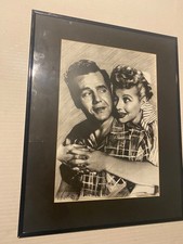 Lucille Ball Desi Arnaz Sketch I Love Lucy 11 X 17