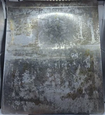 Air Bake Insulated Cookie Sheet Aluminum One Edge 14" x 16" Large Made In USA