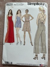 Simplicity 8635  Sewing Pattern