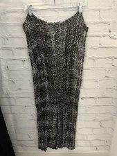 Mixit Gray/White/Black Lightweight Sparkle Infinity Scarf Rayon/Nylon/Metal