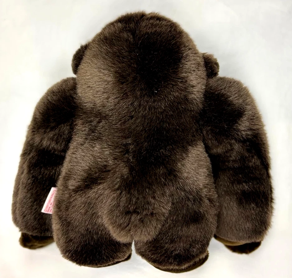 Dakin Tsuruya Gorilla 1988 12" peluche marrón mono juguete de colección Foto 2 de 4