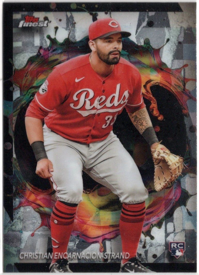 2024 Topps Finest Rare Christian Encarnacion-Strand Rookie Card RC #257 Reds
