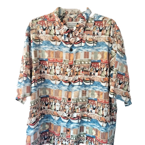 Vintage Reyn Spooner Guy Buffet Shirt Venice Camp Aloha See Measurements Large