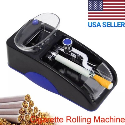 Cigarette Rolling Machine, Automatic Roller, Electric Mini Tobacco Injector  NEW