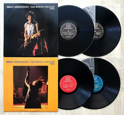 Bruce Springsteen Lot of 2 The Boss In The East Vol. 1 & 2 Live In Japan 1985