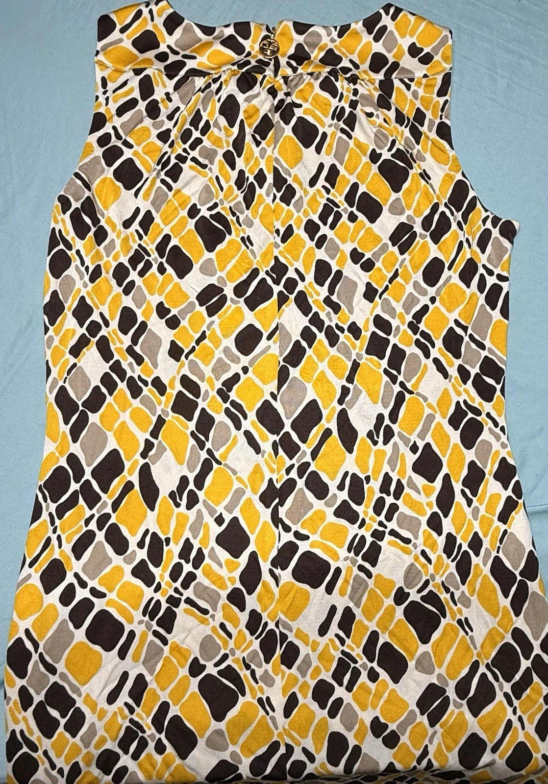 Abito Tory Burch in seta geometrica taglia S