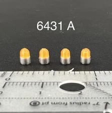 4 Pack 1/64 Vintage Amber Yellow Beacon Ray Lightbar Fire Ambulance Tow Work