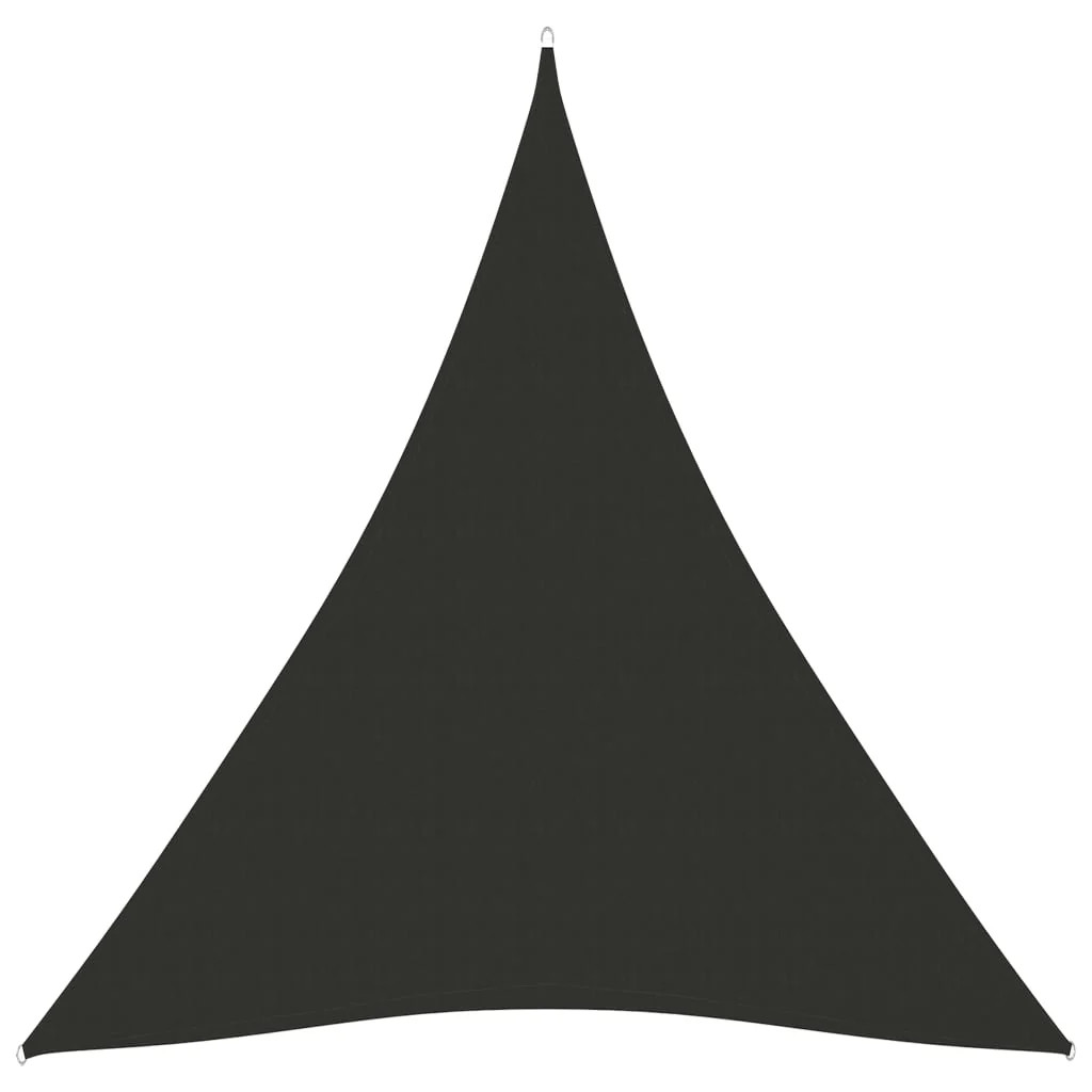 Voile d'ombrage haut de gamme anthracite Hellos en tissu oxford résistant