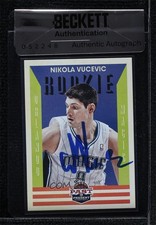 BAS 2012-13 Panini Past & Present Rookie Nikola Vucevic Seal of Authenticity 3c7