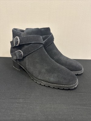 BLONDO Women s Waterproof SWAY FASHION BOOT SIZE 9 M Black Suede