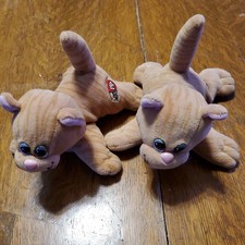 Tonka Pound Purr-rries Plush Kittens Set of 2 Small 6-14" 2008 MPN 4043