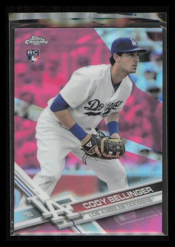 2017 Topps Chrome #79 Cody Bellinger Pink Refractor