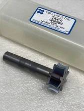 OSG Concave Radius Milling Keyseat Cutter, Carbide Head, 1 1/4” x R .625, TiCN