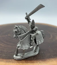 Ral Partha Mounted Knight With Warhorse Pewter Miniature Vtg 1986 Fantasy D&D