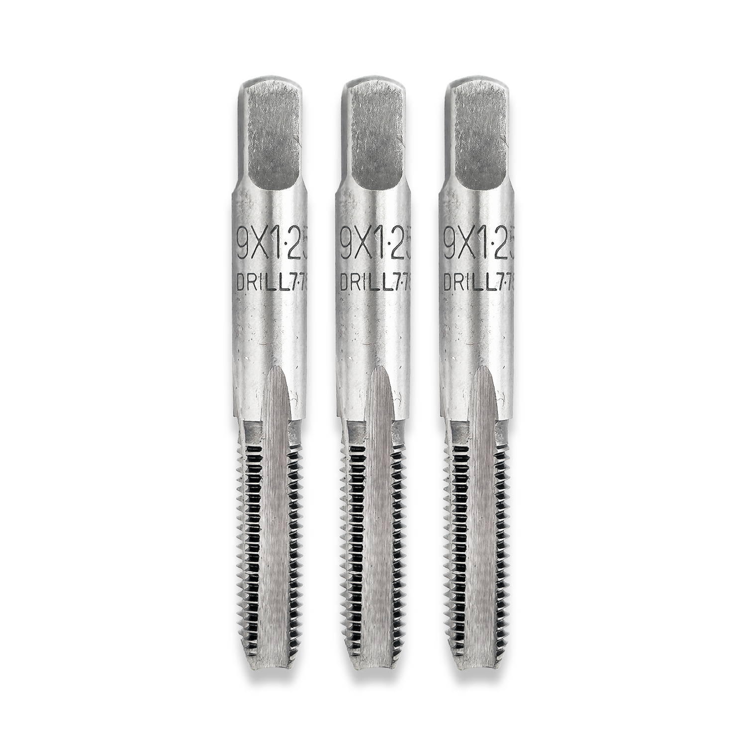 9MM X 1.25 TAPS/STANDARD M9 TAPS FIRST SECOND PLUG THREADING TAPS RDGTOOLS