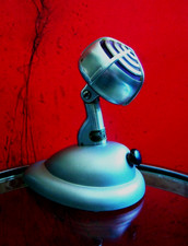 Vintage RARE 1940's Shure 730B Crystal microphone w stand Billie Holiday  2