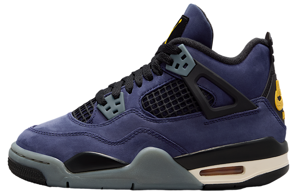 Air Jordan 4 Retro Lakers IB4171-500 GS Size 7Y + $20 Discount! | eBay