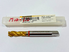GUHRING M10 X 1.00 Spiral Flute, HSS-E PM, TiN Machine Tap