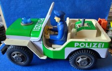 Blechspielzeug Japan TN Polizei-Jeep, Batterie betrieben, 70er,
