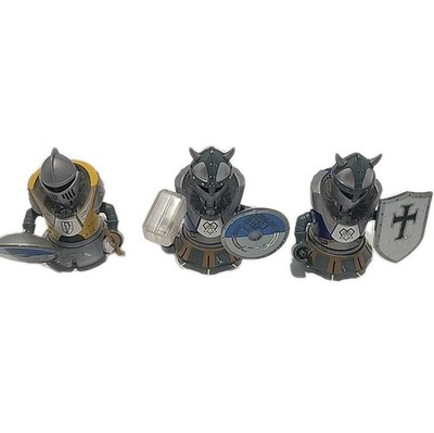 Hexbug Battlebots Lot 3 Bots Bundle Untested Knight Figures Some Weapons 