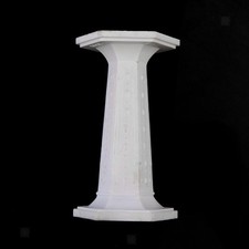 12pcs Vintage Hexagonal Greek Column Pedestal Statue