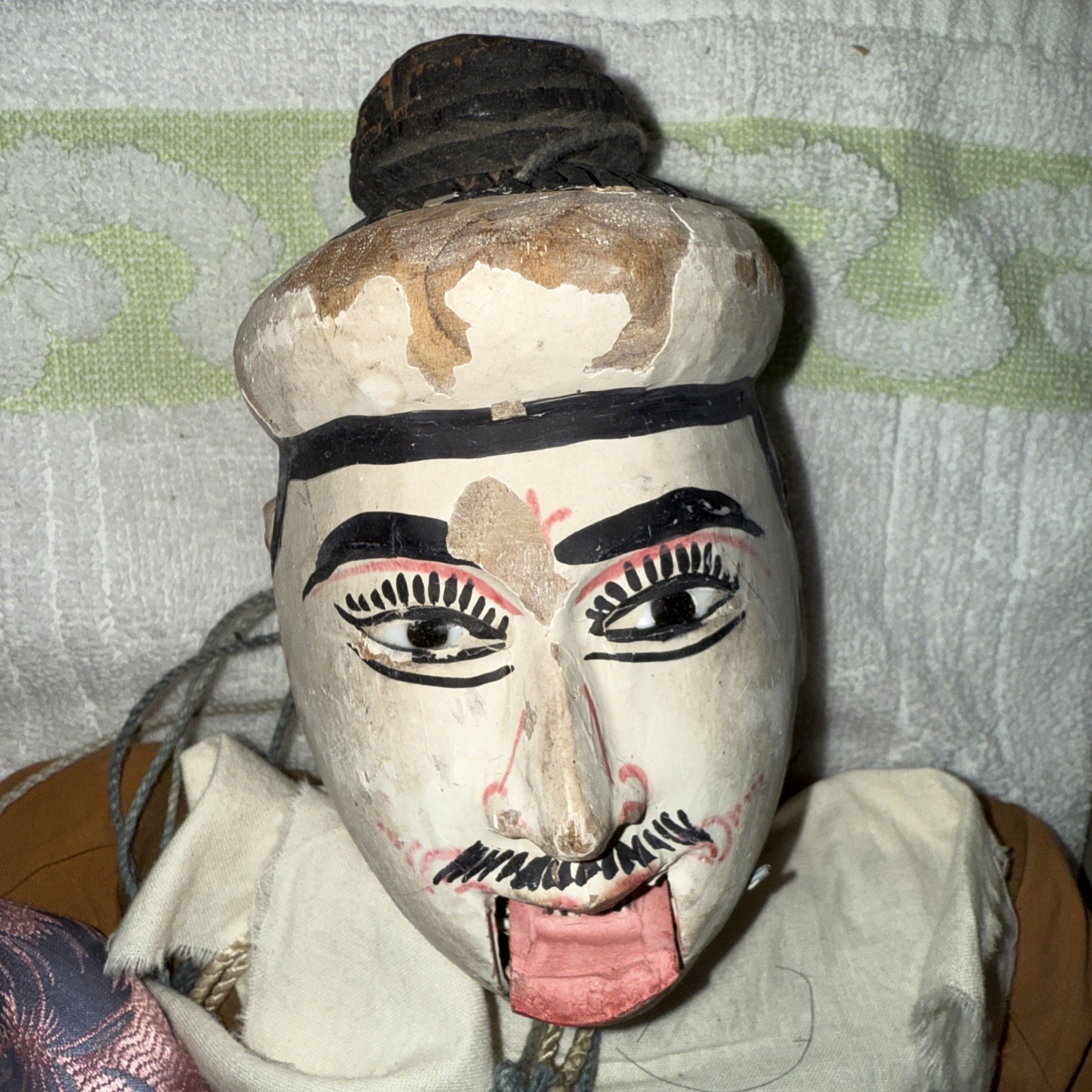 Vintage Wooden Marionettes/Puppets With Robes