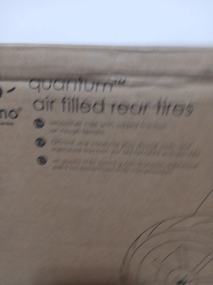 Diono Quantum Air Filled Rear Tires Stroller Black 2 Pack NIB - Image 2 of 4