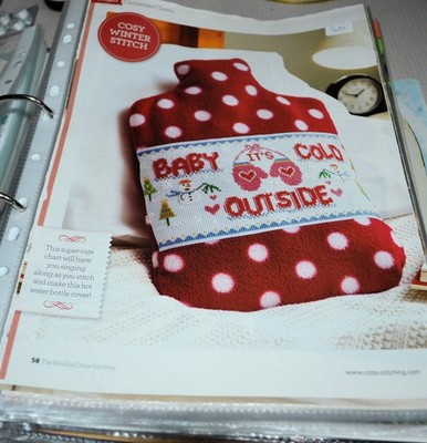 KREUZSTICHKARTE.  BABY IT`S COLD OUTSIDE 60