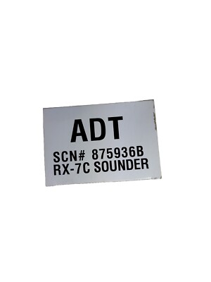 ADT RX-7C Indoor Sounder SCN# 875936B - Open Box