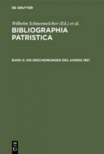 Die Erscheinungen Des Jahres 1961 2758