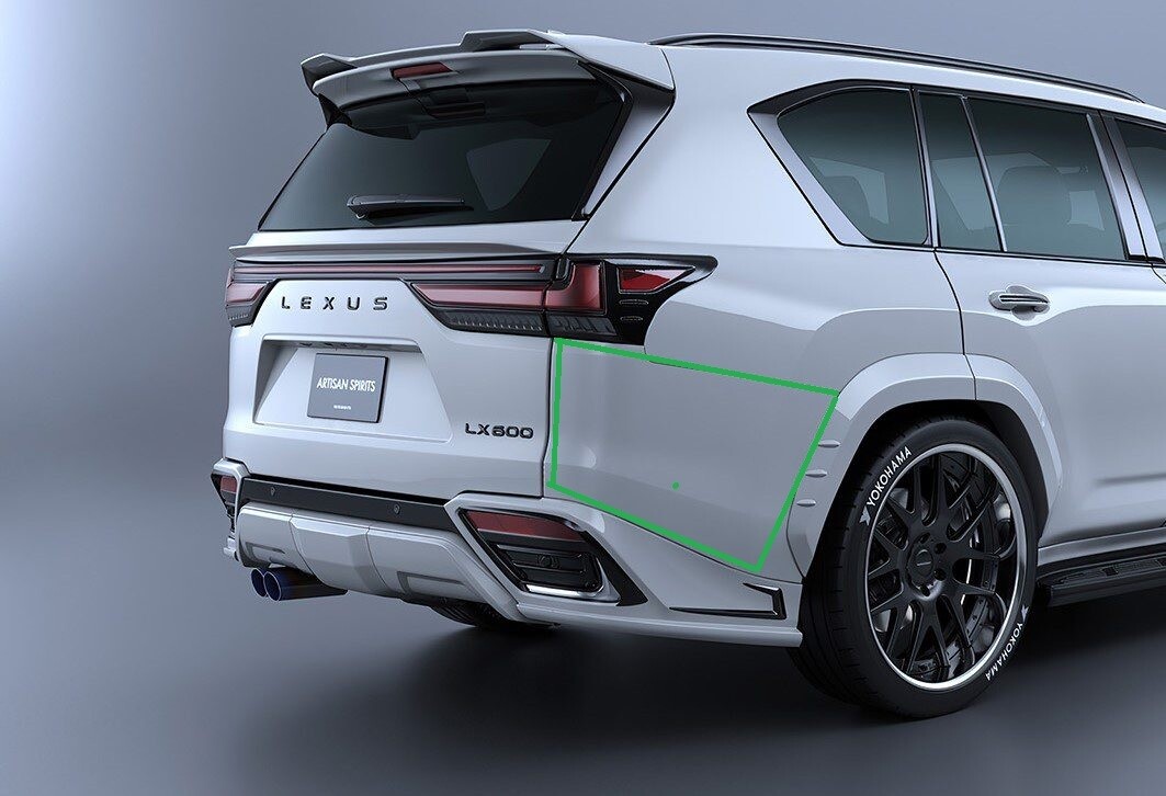 FACTORY LEXUS 2022-2024 LX600 RIGHT REAR BUMPER UPPER COVER