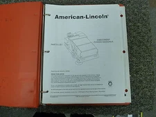 American Lincoln Models 3366 & 3366XP Power Sweeper Parts Catalog Manual Book