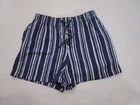 Uniqlo Shorts Size 10 High Waist Linen Lightweight Stripey